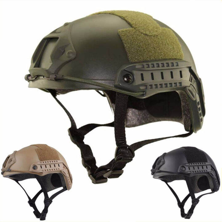 neuim-หมวกทหาร-fast-pj-ฝาครอบ-casco-air-soft-หมวกกันน็อกอุปกรณ์กีฬา-paintball-fast-กระโดดป้องกัน-picatiny-และ-wind-ฐานล็อคและแผ่นรองนุ่มไม่รวม