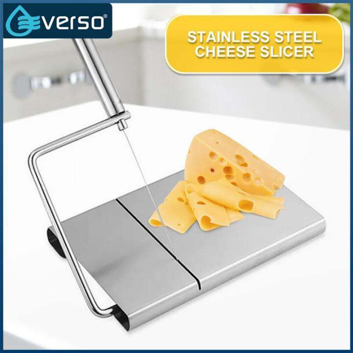 Cheese Slicer Stainless Steel Cheese Cutter with 5 Replacement Wires