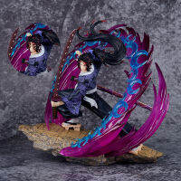 Demon Slayer Kokushibou Tsugikuni Yoriichi อะนิเมะรูป GK Luminous Pvc รุ่น Double Head เปลี่ยนต่อสู้ Action Figurine ของเล่น