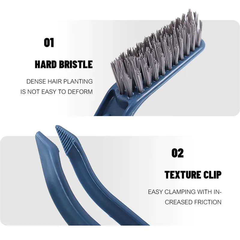 2-in-1 Multifunctional Floor Seam & Corner Gap Clean Brush for