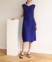 Restock!! 2MUAY รุ่น GJO7076 SLEEVELESS PLEAT DRESS เดรสผู้หญิง เดรสพลีทคุณภาพ 8สี FREE SIZE