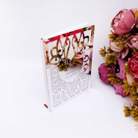 Custom Wedding Signature Guestbook Party Decor Personalized Acrylic Mirror Front Cover Books Bride Groom Favors Gift