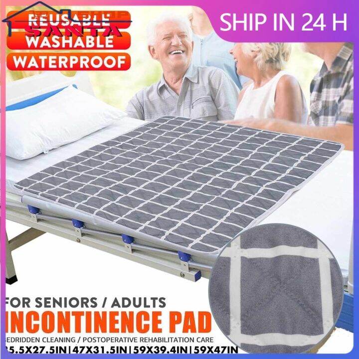 Incontinence Bed Pad Reusable Changing Mattress Protector Underpads