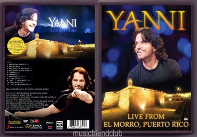 Yanni live from El Morro Puerto Rico ancient city night (DVD)