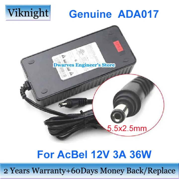 2022☆ Genuine ADA017 12V 3A Switching Adapter 36W For AcBel For PACE