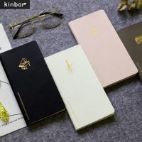 《   CYUCHEN KK 》 Kinbor Retro Time Story Series คู่มือ Ins Leather Weekly Plan Book Schedule Book Notepad แบบพกพาสำหรับโรงเรียนสำนักงานของขวัญ