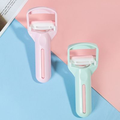▤№ Eyelash Lift Press Type Eyelash Curler Plastic Long Lasting Lashes Curling Clip Wide Angle No Pulling Cosmetic Accessories