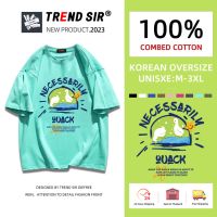 ⚡พร้อมส่ง⚡️เสื้อยืด oversize cotton 100 เสื้อยืดคอกลม ทรงหลวม เสื้อยืดคอกลมผ้านิ่มใส่สบาย มี9สี M-3XL