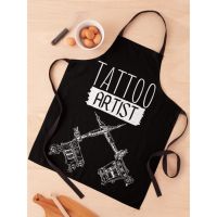 Tattoo Artist - realistic machines  Apron Tattooists Artist Gift Kitchen Cooking Tablier Cuisine Chef Gardening