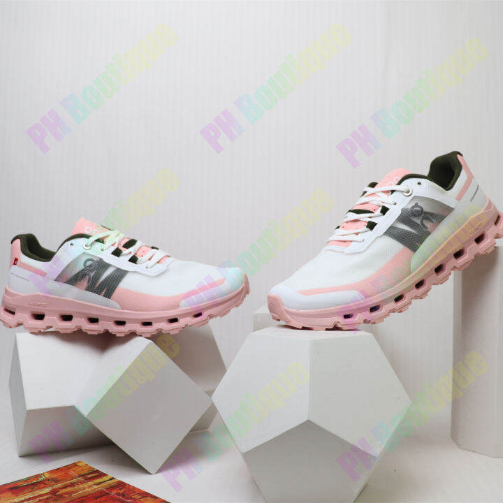 ON Cloudvista NEW women pink hiking Shock absorbing waterproof offroad