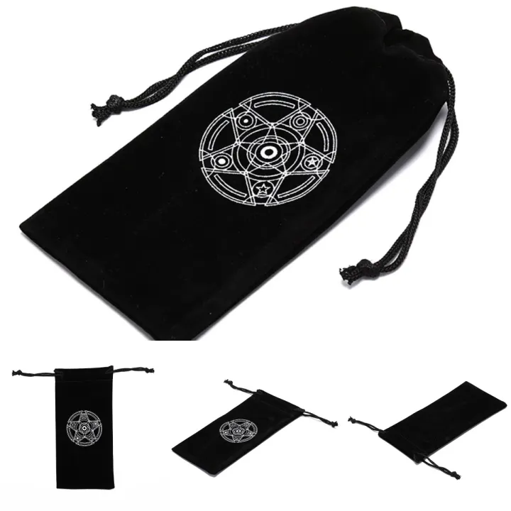 Velvet Pentagram Tarot Card Storage Bag Toy Jewelry Mini Drawstring Package Board Game Six Awn Star Table Lazada Ph Velvet Pentagram Tarot Card Storage Bag, Card Table Storage Bag