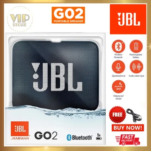 JBL GO2 Wireless Bluetooth Speaker Subwoofer Portable Outdoor Mini ...