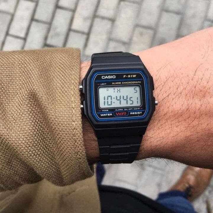 casio-digital-resin-f-91w-นาฬิกาผู้ชาย-ผู้หญิง-นาฬิกาแฟชั่น-นาฬิกาข้อมือ-นาฬิกาผู้ชาย-สีดำสายเรซิน-casio-นาฬิกาผู้ชาย-สายยางกันน้ำ-นาฟิกาข้อมือผช-นาฬิกา-นาฬิกาผู้ชาย-rolax