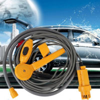 12V Electric Car Washer Tool Outdoor Camper Caravan Van Portable Camping Travel Shower Car Cleaning Tool Auto Water