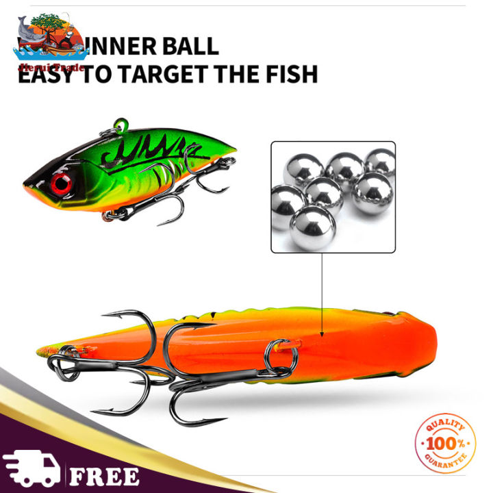 ลูกบอลเหยื่อล่อปลาทองในตัวเหยื่อแข็ง-vib-เหยื่อปลอมเทียม6-5ซม-11ก-มีตะขอสำหรับตกปลา