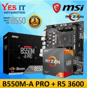 B550 best sale r5 3600