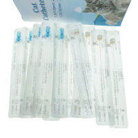 Feline Cat สายสวนปัสสาวะปัสสาวะปัสสาวะ Luer Stone Pass Tube Stylet Guide Wire Straw Clinic Care Supplies