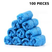 ‘；【= 100Pcs Disposable Shoe Covers Outdoor Rainy Day Waterproof Shoe Covers Indoor Carpet Floor Dust Dirt Proof Shoe Cover