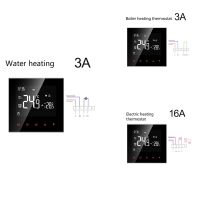 LCD Touch Screen Thermostat Temperature Controller, with Build in Sensor Support Al-Exa Google Home