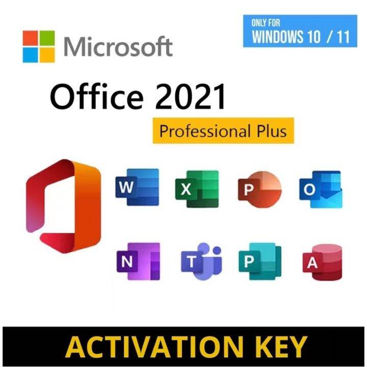 Microsoft Office Professional Plus 2021 2019 2016 365 Genuine for
