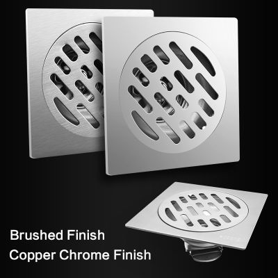 New Square Floor Drain Waste Grates Bathroom Shower Drain Bathroom Deodorant Waste Drain Strainer Cover Stainless Steel  by Hs2023