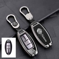 Shenzhi 【Available】 Zinc Alloy Car Key Case Cover For Nissan Serena C26 C27 C27 Elgrand Keychain Fob Case Holder Car Key Casing