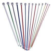 【CW】 14 Size Tunisian Afghan Crochet Hooks 2.5 mm to Multicolor Aluminum Knitting Needles Multicolour