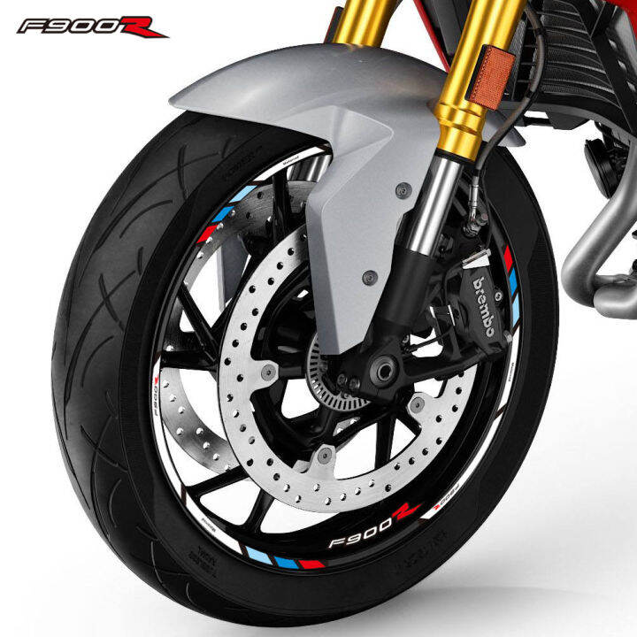 สติกเกอร์ตกแต่งขอบยางรถมอเตอร์ไซด์สำหรับ-bmw-f900r-f-900r-f900-r-อุปกรณ์เสริมสติ๊กเกอร์ติดล้อรถด้านใน