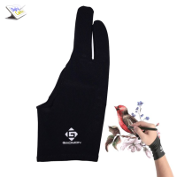 ถุงมือวาดภาพ Gaomon ฟรีไซส์ GAOMON ANTI-SKID BLACK ARTIST LYCRA GLOVE