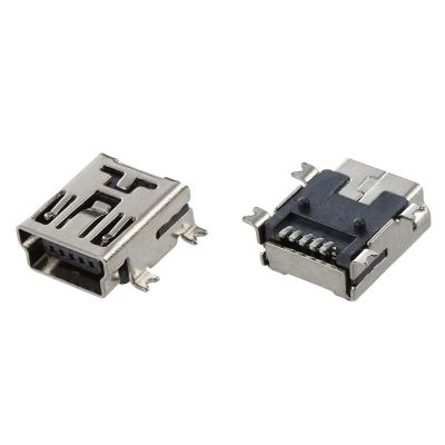 Replacement Mini USB Type B Female 5 Pin PCB Board Mount Jack Charger Connector 10 Pcs