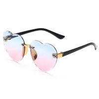 【CW】 New Rimless Sunglasses Lenses UV 400 Protection Children/Adult Outdoor Eyewear for Boys