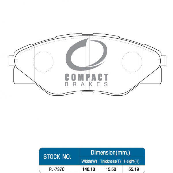 compact-ผ้าเบรกหน้า-ผ้าเบรคหน้า-toyota-hilux-vigo-2wd-ปี-2008-2010-vigo-champ-2wd-ปี-2011-2013โตโยต้า-วีโก้-ตัวเตี้ย-วีโก้แชมป์-dcc-737-zofast-autopart