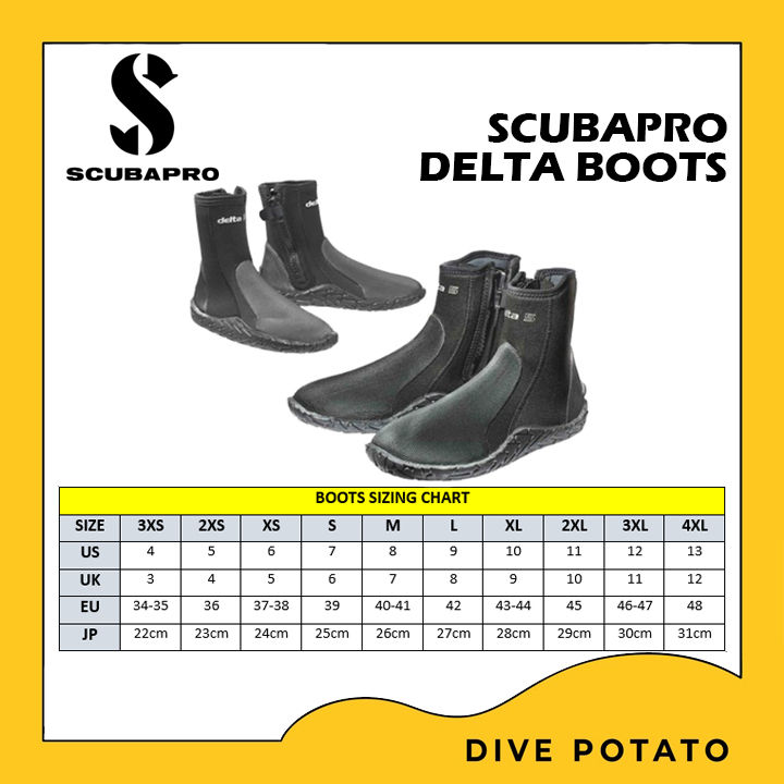 Scubapro Delta Boots 5 mm Lazada.co.th