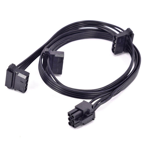PCIe 6Pin 1 to 3 IDE SATA Power Supply Cable GPU 8Pin to 2 Ports 6+2Pin