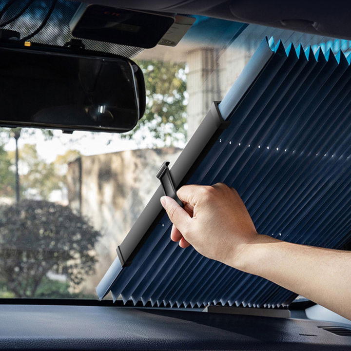 กระจกรถ-sun-shield-auto-retractable-anti-uv-ด้านหน้า-window-shield-65ซม-70ซม-พับด้านหน้าหน้าต่างอลูมิเนียมฟอยล์-sun-visor