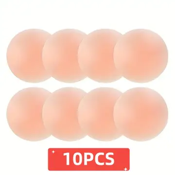 Breathable Silicone Invisible Nipples Gather Solid Color