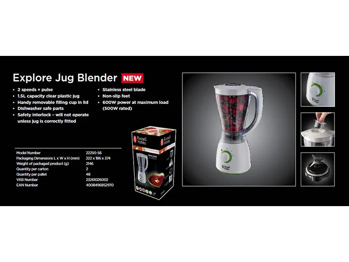 Russell Hobbs Jug Blender - 500W