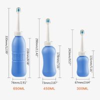 Portable Bidet Sprayer 300ml / 450ml / 650ml, Travel Bidet Blue with Hand Held Bidet Bottle for Personal Cleansing