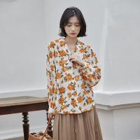 PLAMTEE 2022 New Autumn Women Shirts Turn Down Collar Chiffon Long-Sleeved All-Match Casual Loose Fashion Female Hot Top