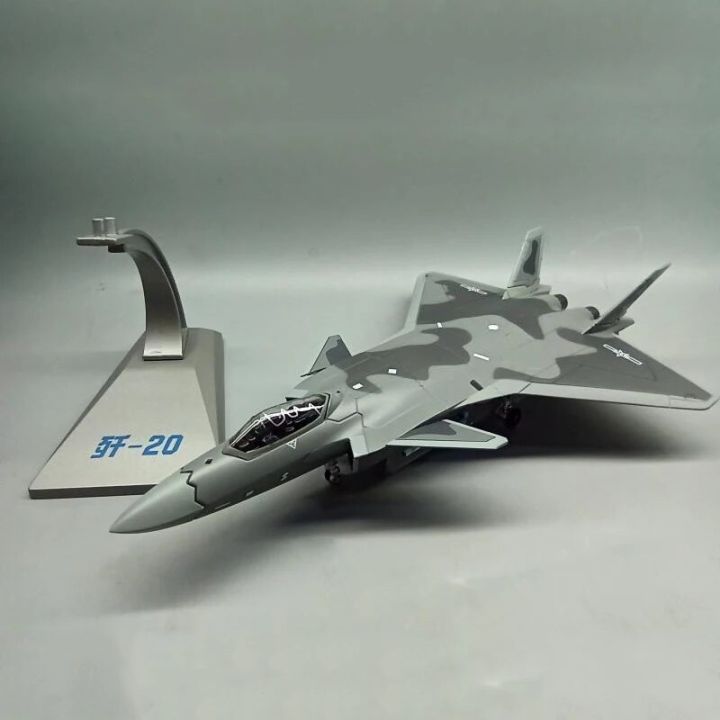 1 100 Scale China Airforce J-20 Fire Fang J20 Fighter Air Force Diecast 