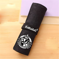 1pcs Anime Danganronpa: Trigger Happy Havoc monokuma Roll Up Pencil Bag Pouch Portable Study Stationery Holder Storage Bag