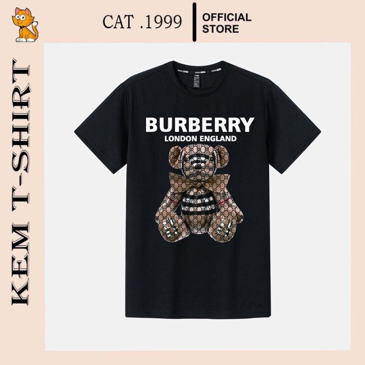 Áo thun Oversize Teddy Burberry, áo phông T shirt nam nữ unisex 