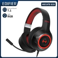 EDIFIER HECATE G33 Wired Gaming Headset 7.1 Surround Sound 40mm Driver Detachable Microphone Gamer Headphones