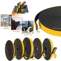 1Roll 10M EVA Rubber Sponge Seal Strip Self adhesive For Door Window Weather Sealing Strip Insulation Anti-collision Gasket Seal Adhesives  Tape