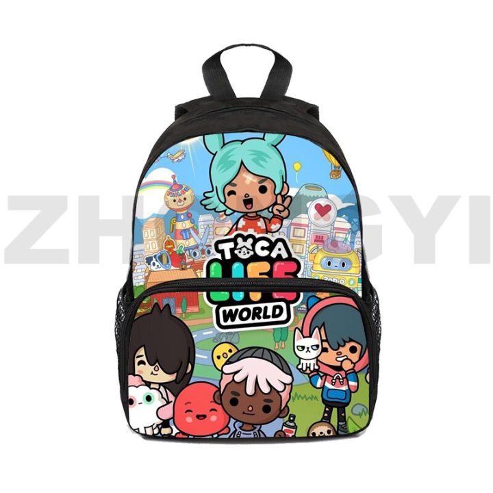 3D Print Mini Bag Kindergarten Cartoon Toca Life World Backpack ...