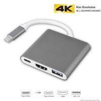 สินค้าขายดี USB C ฮับเพื่ออะแดปเตอร์สำหรับ Macbook Pro/ Air Thunderbolt 3 USB Type C ฮับถึง4K USB พอร์ต3.0จัดส่งพลังงาน USB-C