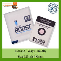 (ส่งไว) Boost 2 - way 62% rh 4 / 8 / 67 Gram Integra Boost 62% ซองควบคุมความชื้น ซองบ่มสมุนไพร ขนาด  4, 8 และ 67 กรัม