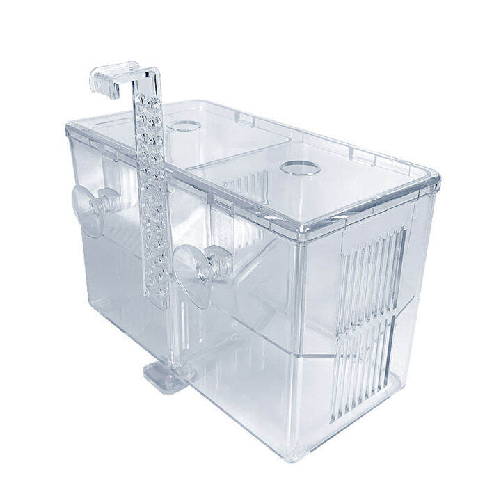 Fish Tank Breeding Box Transparent Large Space Two Layers Pollution ...