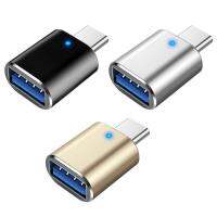 USB 3.0 Ke อะแดปเตอร์ OTG USB Jenis-C ผู้ชาย Ke Mikro USB Penukar Perempukan untuk Samsung S20ขั้วต่อ OTG USBC