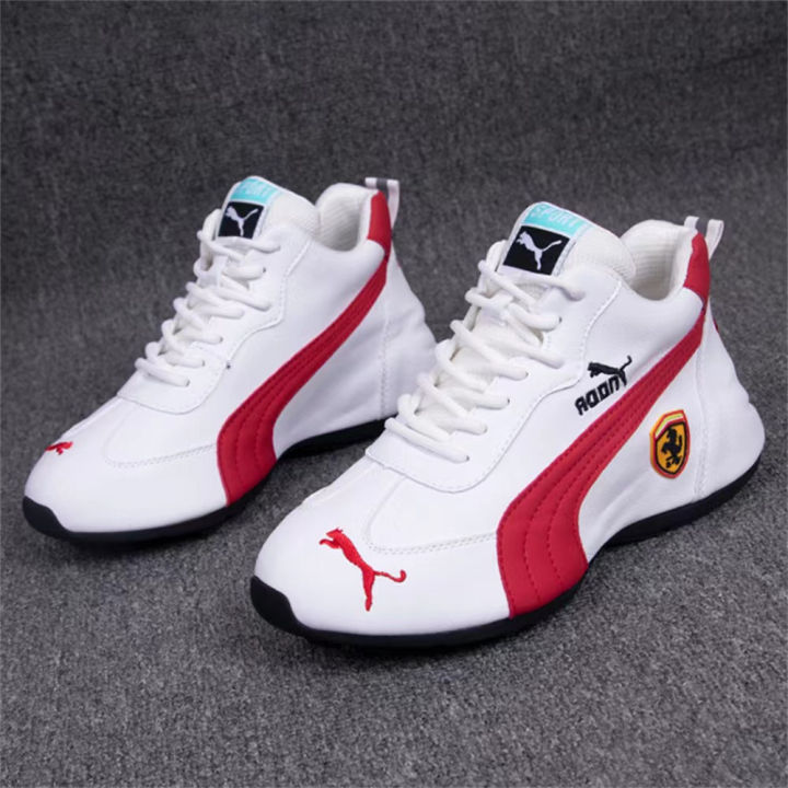 sunmi Fashionable Couple Shoes for Men and Women: PU Leather Casual Sports  Sneakers, Perfect for a Trendy Look! 